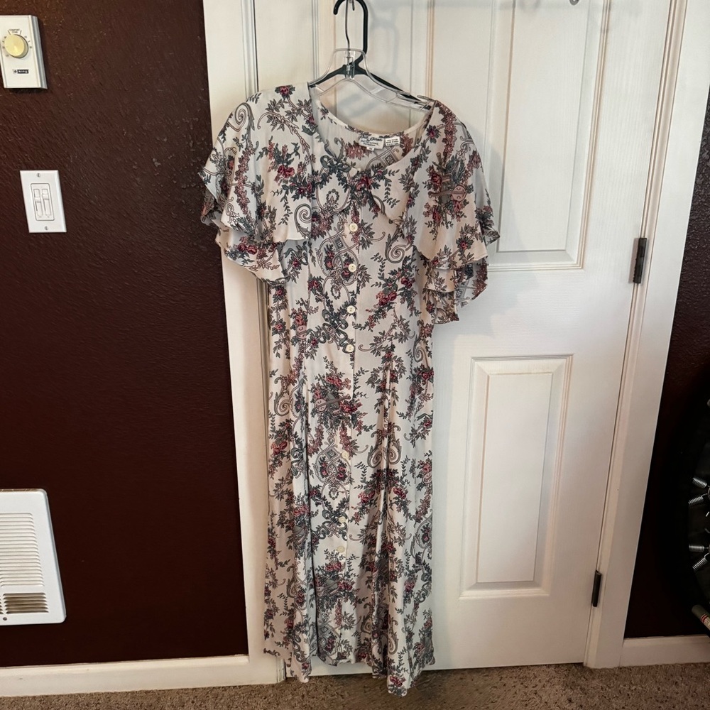 Floral Print Maxi Dress